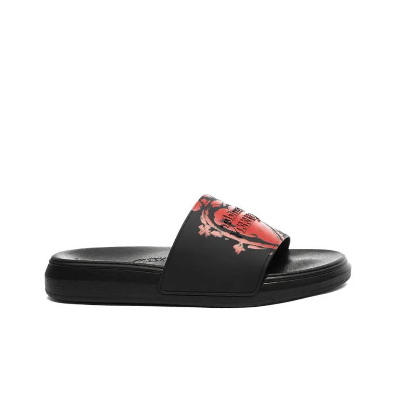 Alexander McQueen Slip Resistant Slide Slippers Men's Black-1