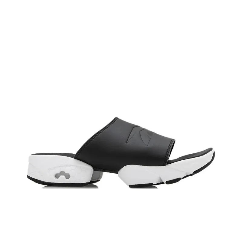 Reebok Fury Slide Slip Resistant Abrasion Resistant Slide Slippers Unisex Black-1