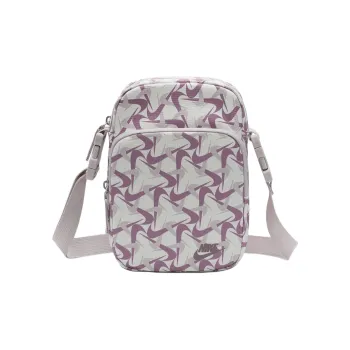 Nike Heritage Polyester Shoulder Bag Crossbody Bag Women's Sailcloth & White Gold Purple & Gray Brown