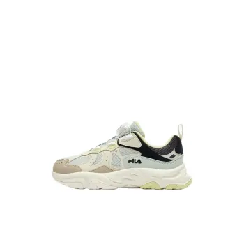 FILA KIDS BOA Anti Slip Wear Resistant Low Top Kids' Running Shoes White Green Kids'