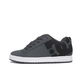 DC Shoes Low Top Skateboard Shoes Men's Gray White