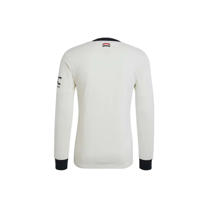 Adidas Originals Free Shipping With AdiClub Manchester United 24/25 Long Sleeve Third Authentic Jersey-1