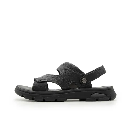 Satchi Beach Sandals Men Black