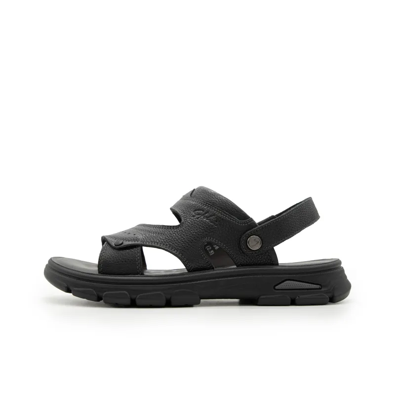 Satchi Beach Sandals Men's Black-0