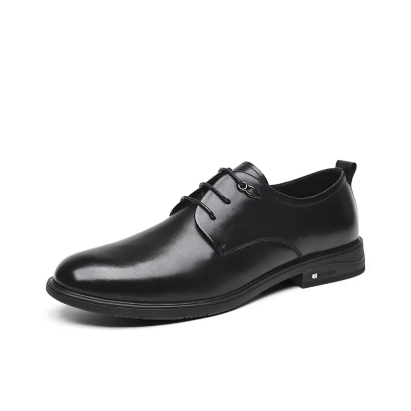 LUOGOKS Dress Shoes Men's Black-0