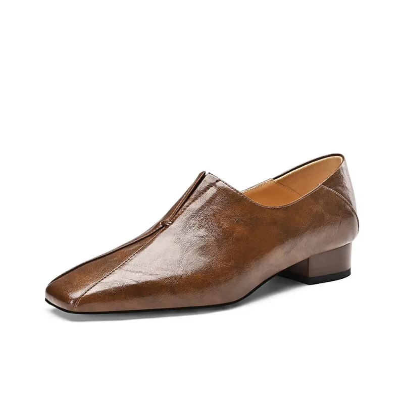 BOSSSUNWEN Loafers Women's Black, Brown-11