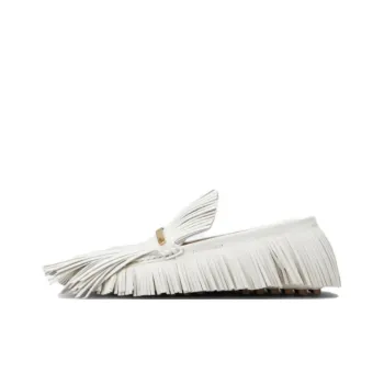TOD'S Fringed Slip On Loafers Women's