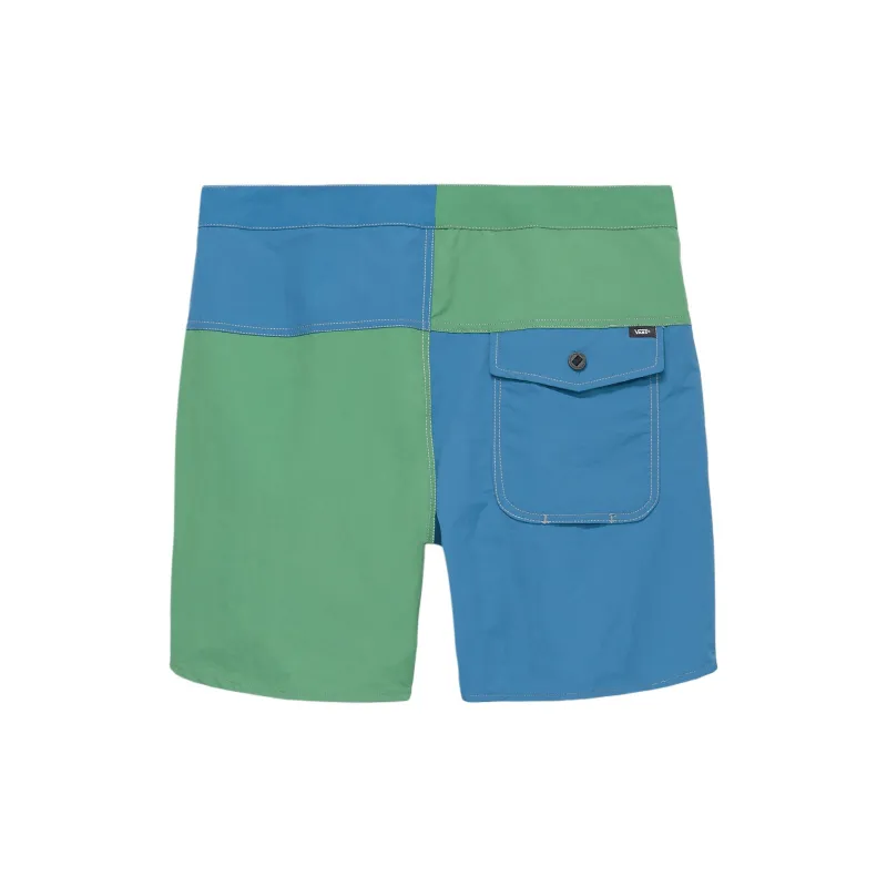 Vans Pilgrim Blocked 17' Boardshorts Casual Shorts Men's Green-1
