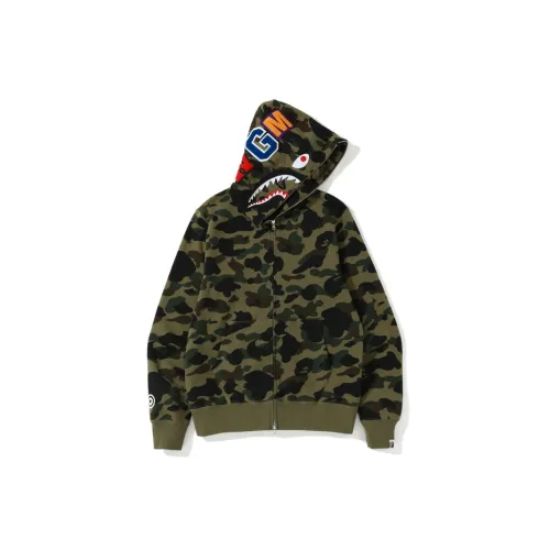 A BATHING APE 1st Camo Windstopper Shark Full Zip Hoodie