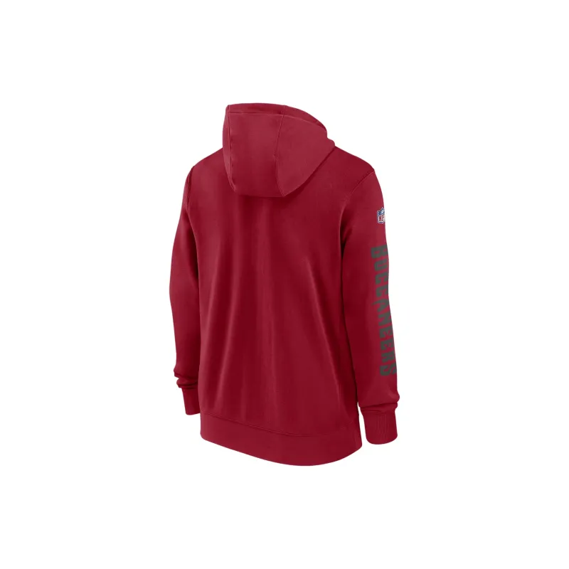 Nike Tampa Bay Buccaneers Sideline Team Issue Club Men's Nike Full Zip Hoodie-1