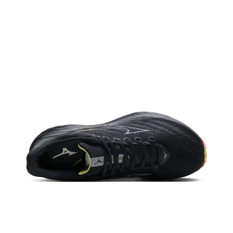 Mizuno Wave Rider 28 'Black Sunny Lime'-3