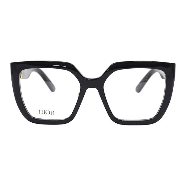 DIOR Square Eyeglass Frames Women's Black-1