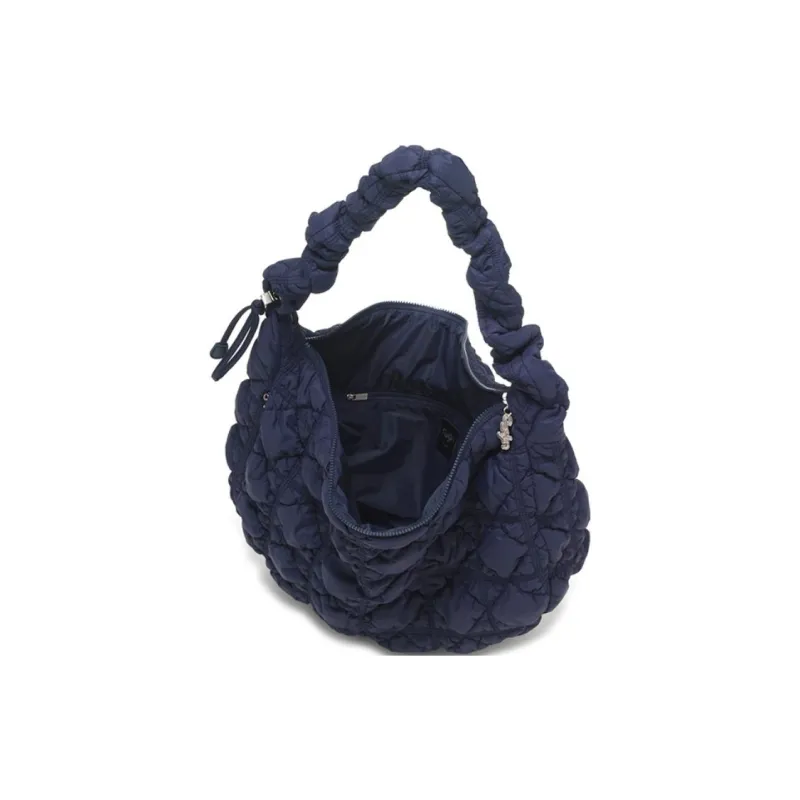 CARLYN Nylon Shoulder Bag Women's Marine Blue-4