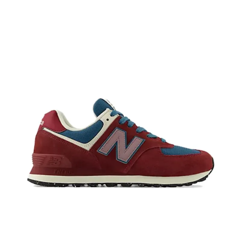 New Balance 574 Classic Crimson Mercury Red-1