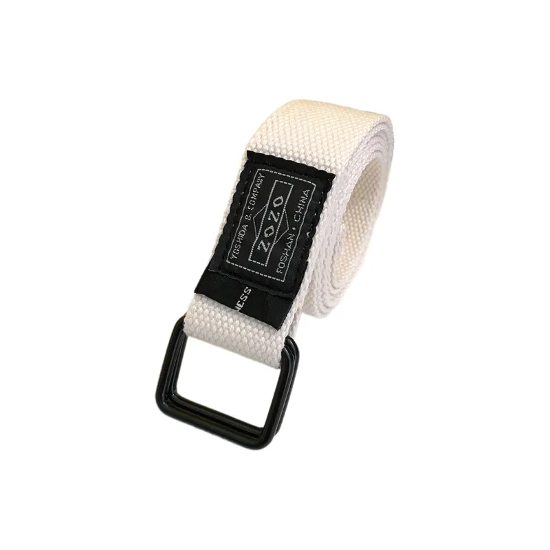 FUO Ins Minimalist Street Students Casual Pants With A Korean Style For Young People Canvas Belt Unisex Width 3.8cm-4