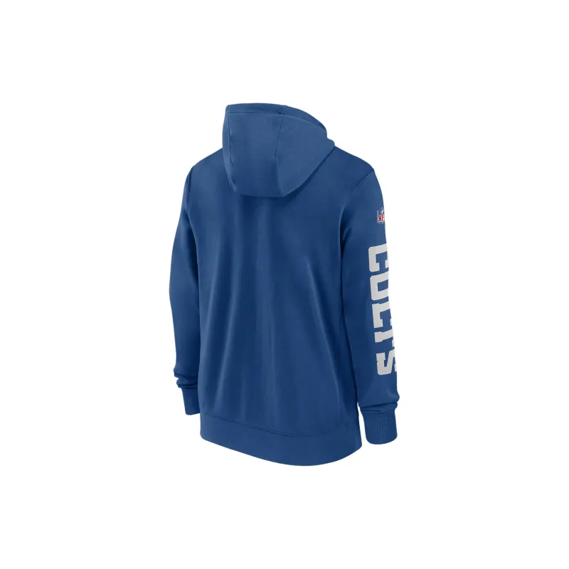 Nike Indianapolis Colts Sideline Team Issue Club Men's Nike Full Zip Hoodie-1