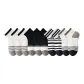 3 White+3 Black+2 Black+2 Black Gray Pinstripe Stripes