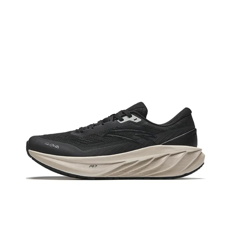 Anta Cloud Journey Anti Slip Wear Resistant Low Top Casual Running Shoes Women's Black-0
