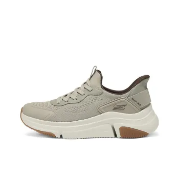 Skechers Bob's Anti Slip Wear Resistant Low Top Casual Shoes Men's Taupe