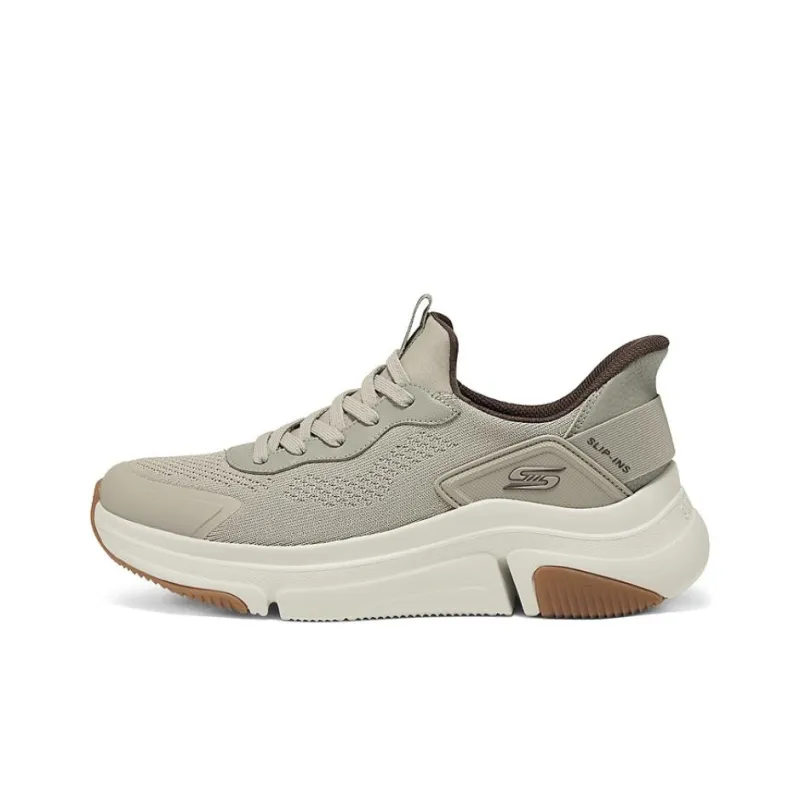 Skechers Bob's Anti Slip Wear Resistant Low Top Casual Shoes Men's Taupe-0