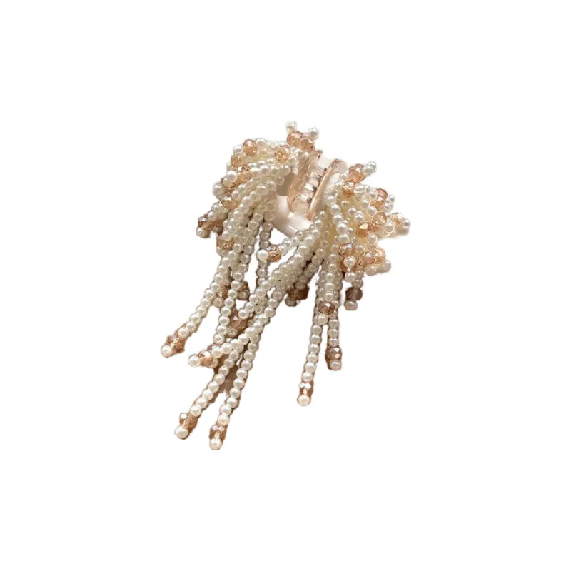 Left Europe Pearl Hair Clips Women's-0