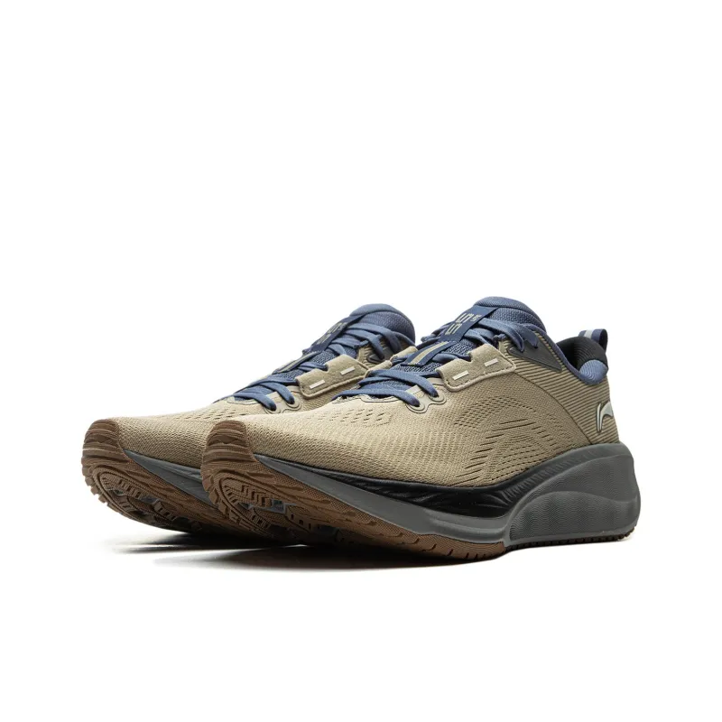 LiNing Wu Leaping 2.0 V2 Cushioned Anti Slip Wear Resistant Breathable Lightweight Low Top Running Shoes Men's Umber-2