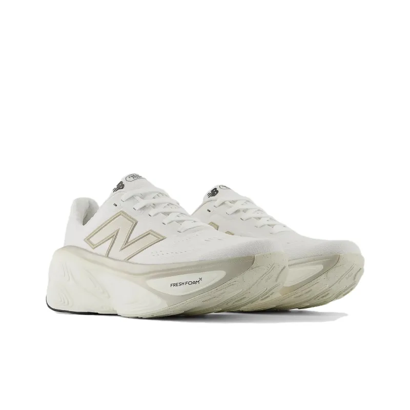 New Balance Fresh Foam X More V5 White Sea Salt Light Gold Metallic Women's-2
