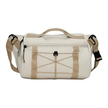 Rains Polyester Polyurethane Crossbody Bag Regular Unisex Sand Dune