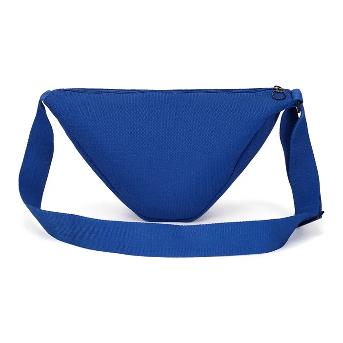 XTEP Textile Fabric One Shoulder Triangle Bag, Workwear Crossbody Bag Regular Unisex Sapphire Blue-2