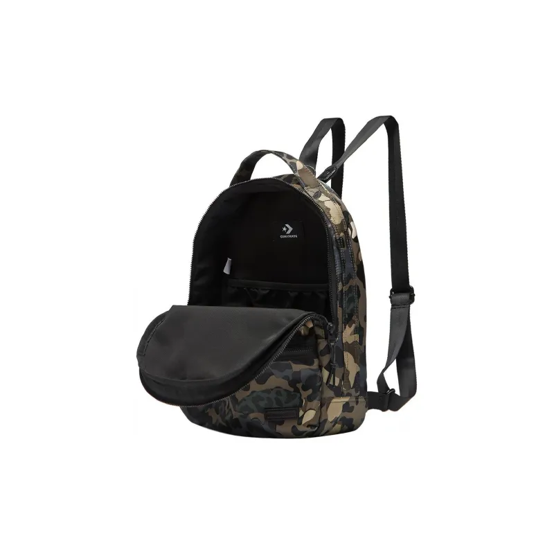 Converse Polyester Backpack Regular Unisex Camouflage Army Green-5