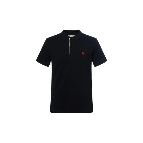 Burberry Polo Shirts Men Black