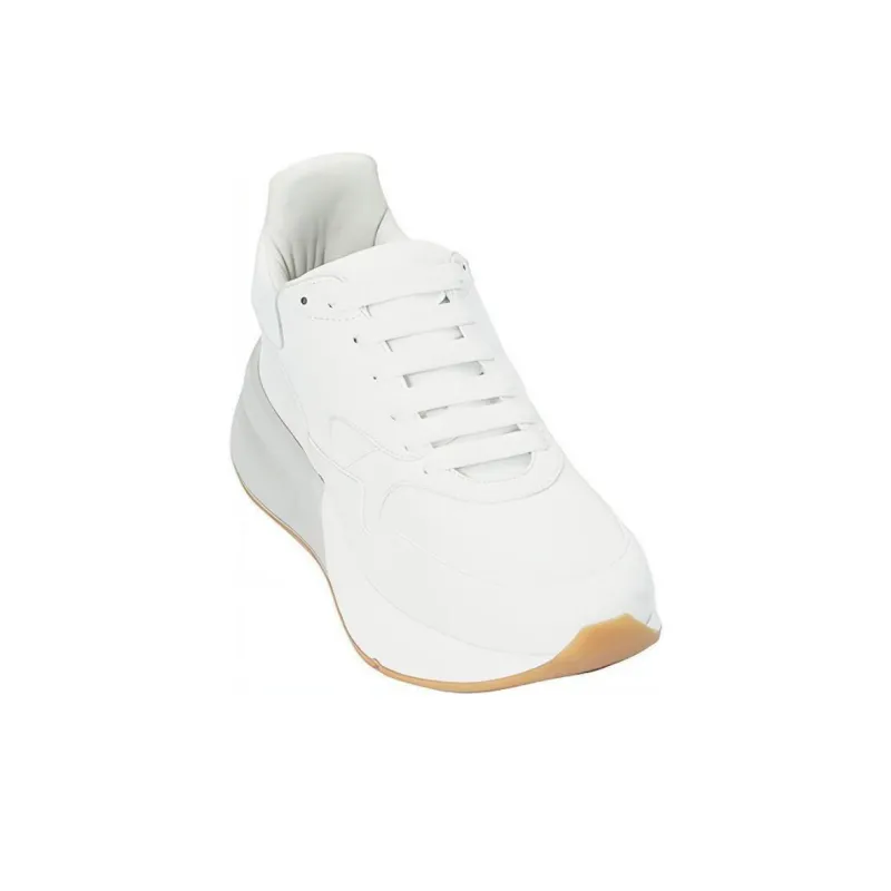 Alexander McQueen Sprint Runner Low Top Running Shoes Women's Milk White-2