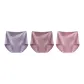 F Set-High-Rise Plus Size-Purple+Dark Purple+Cameo Brown (3 Pack)