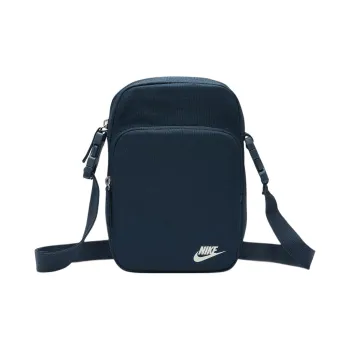 Nike Heritage Recycled Polyester Cell Phone Shoulder Bag, Crossbody Bag Unisex Arsenal Marine Blue & Wind Canvas