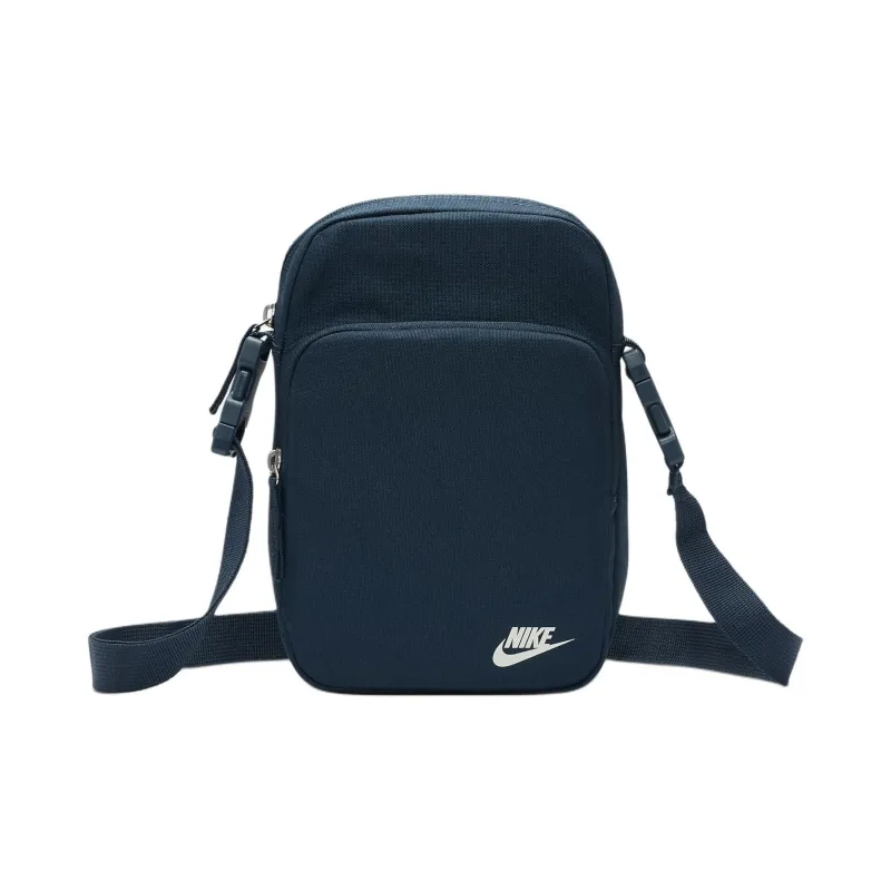 Nike Heritage Recycled Polyester Cell Phone Shoulder Bag, Crossbody Bag Unisex Arsenal Marine Blue & Wind Canvas-0