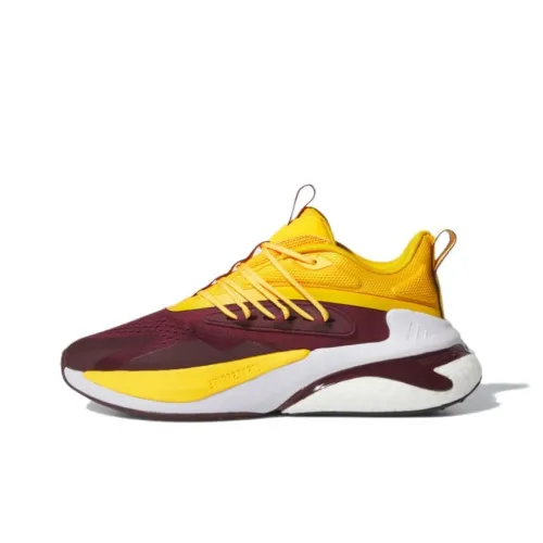 Adidas AlphaBoost V2 'Collegiate Gold Maroon'