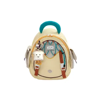 MINLUBAOLUO Fabric Backpack Large Size Women's Yellow/Blue/Pink