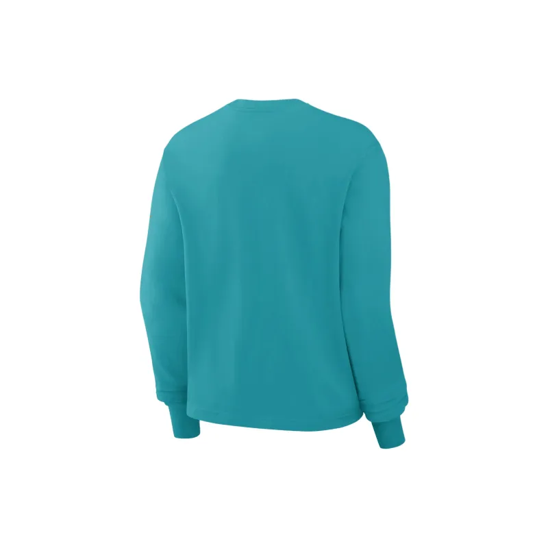 Nike Miami Dolphins Boxy Women's Nike Nfl Long Sleeve T Shirt-1