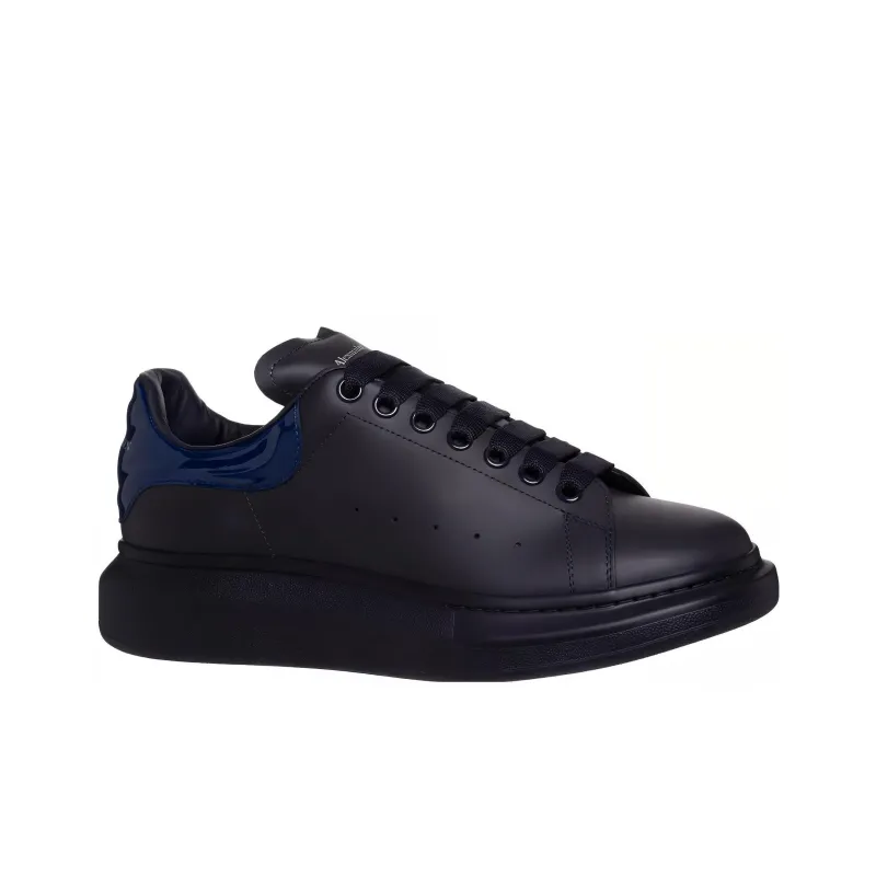 Alexander McQueen Oversized Sneaker 'Triple Black Blue'-1