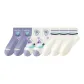 2 Purple+2 White Purple Pattern+3 White Stripes