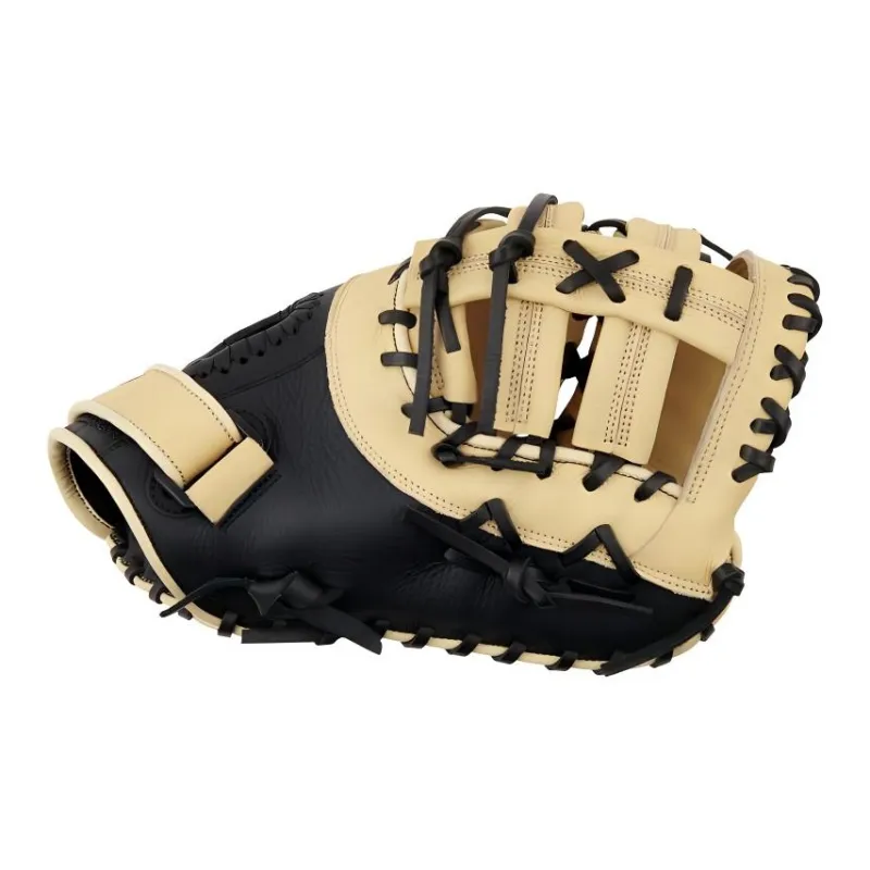 Mizuno Baseball Gloves Catcher's Glove Top Grain Cow Leather 12.5 Inches Unisex Black/Tan-1