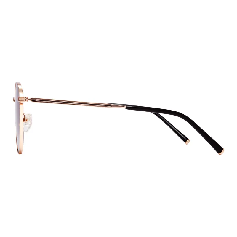CARIN Pure Titanium Round Sun Protection UV Protection Sunglasses Unisex-14
