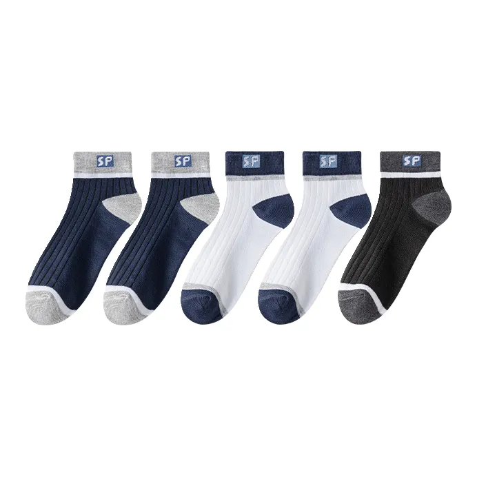 Lan Miao Ankle Socks Men's 5 Pack-11