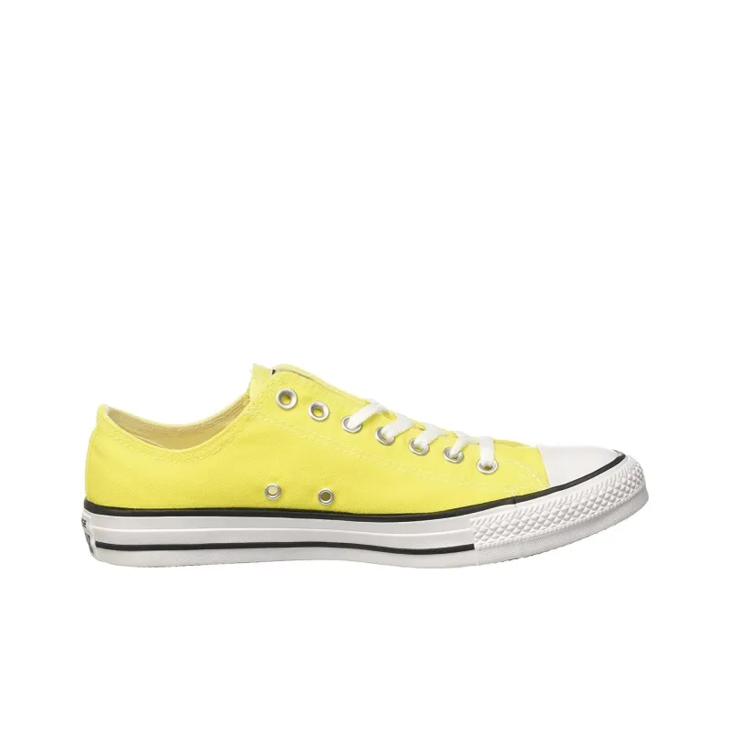 Converse CTAS Anti-Slip Wear-Resistant Low-Top Canvas Shoes Unisex Yellow-1