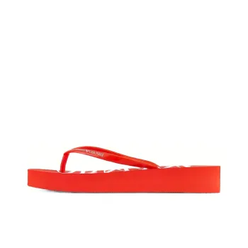 EMPORIO ARMANI Abrasion-Resistant Flip Flops Women's Red