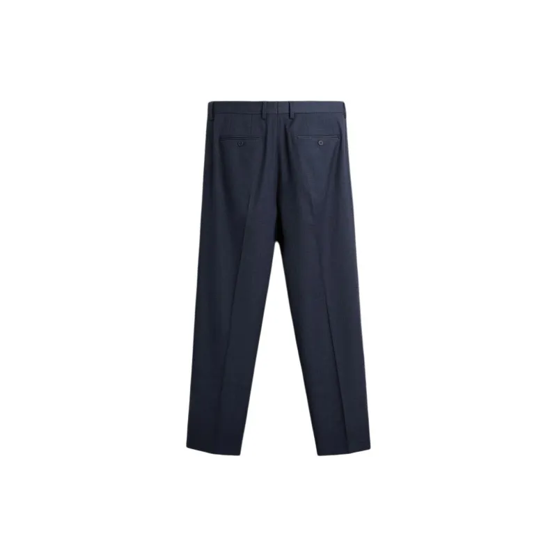 ZARA Suit Trousers Men Blue-1