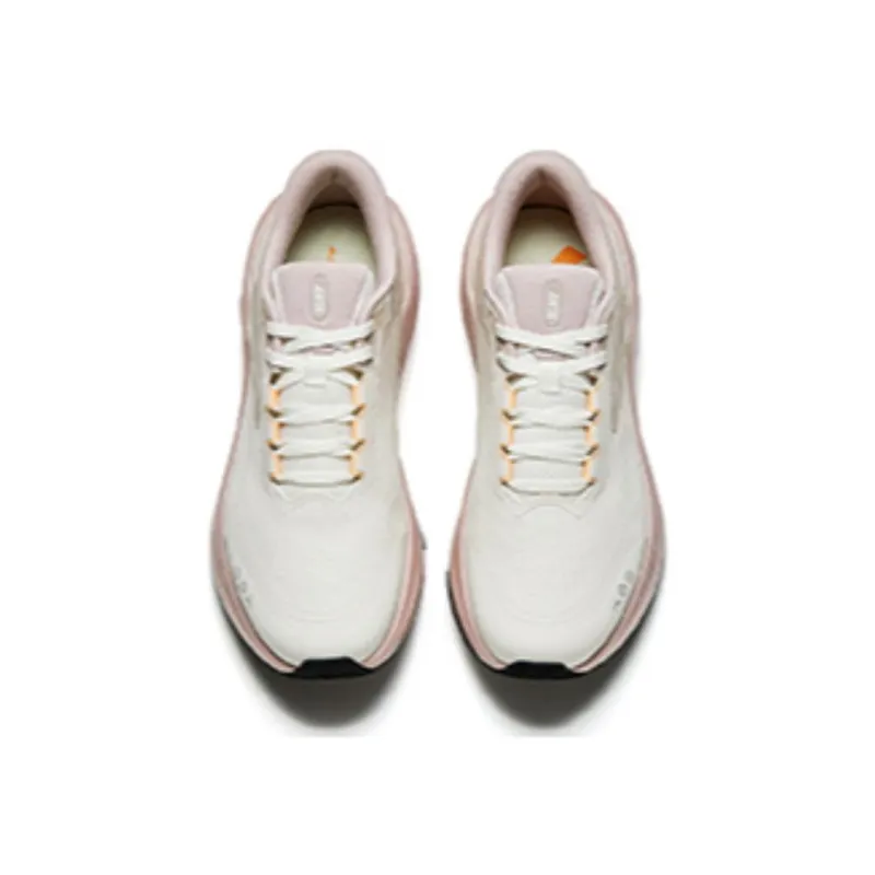 Anta Travel Anti-Slip Wear-Resistant Low-Top Casual Running Shoes Women's White Pink Brown-2