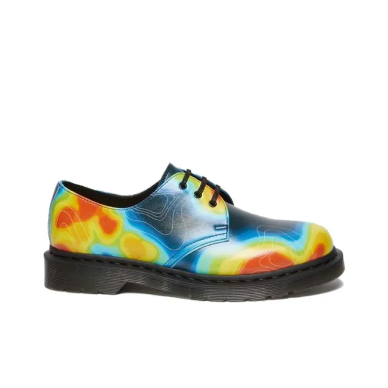 Dr.Martens Men's Casual Shoes Men Low Top Blue Black Red/Black-1