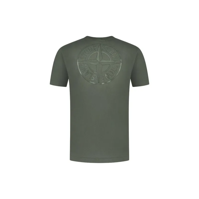 STONE ISLAND Logo Printed Crewneck T Shirt-1