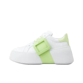 Roger Vivier Viv' Skate Low Top Casual Shoes Women's White